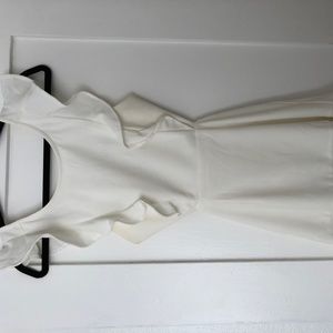 White Flirty Skater Dress XS